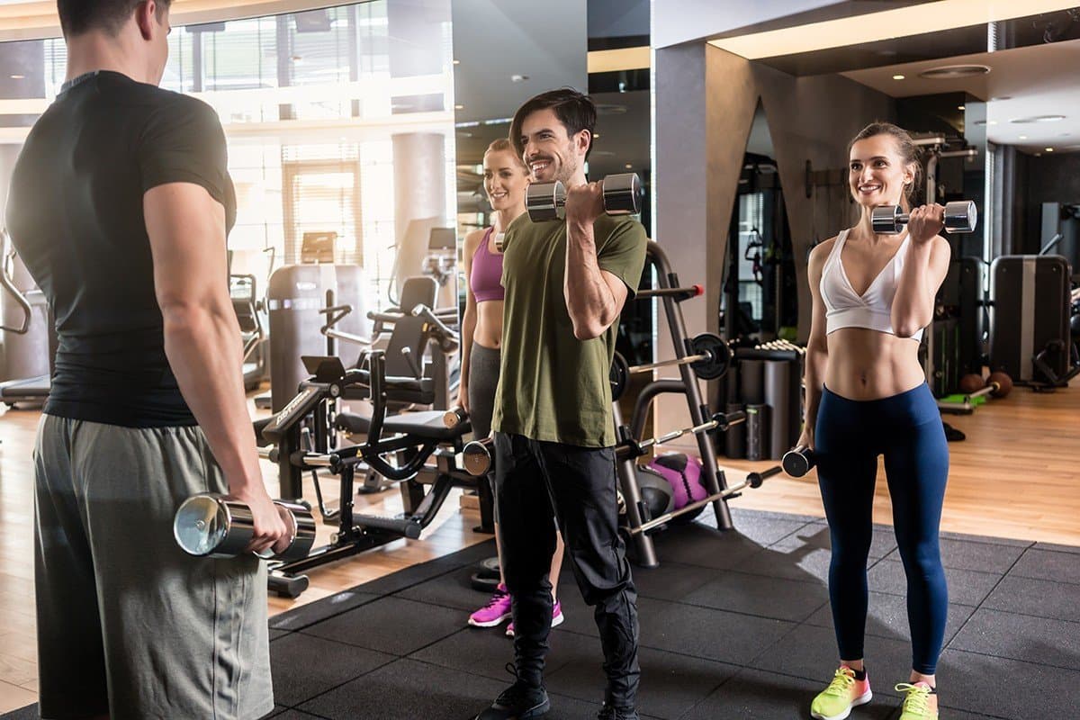 Интериор на зала Fit Body Center във Варна